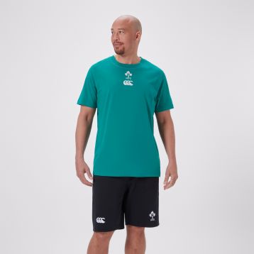 Mens Ireland Team Cotton T-shirt Green/White