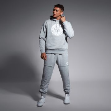 Sweat à capuche Sport Dept adulte unisexe gris