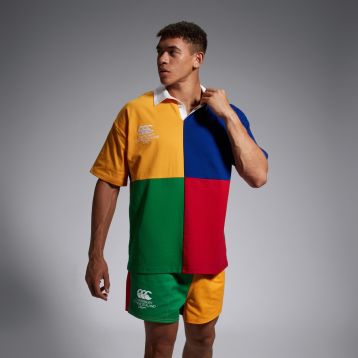 Maillot de rugby Arlequin unisexe multicolore