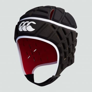 Junior Unisex Raze Headguard Black/Red